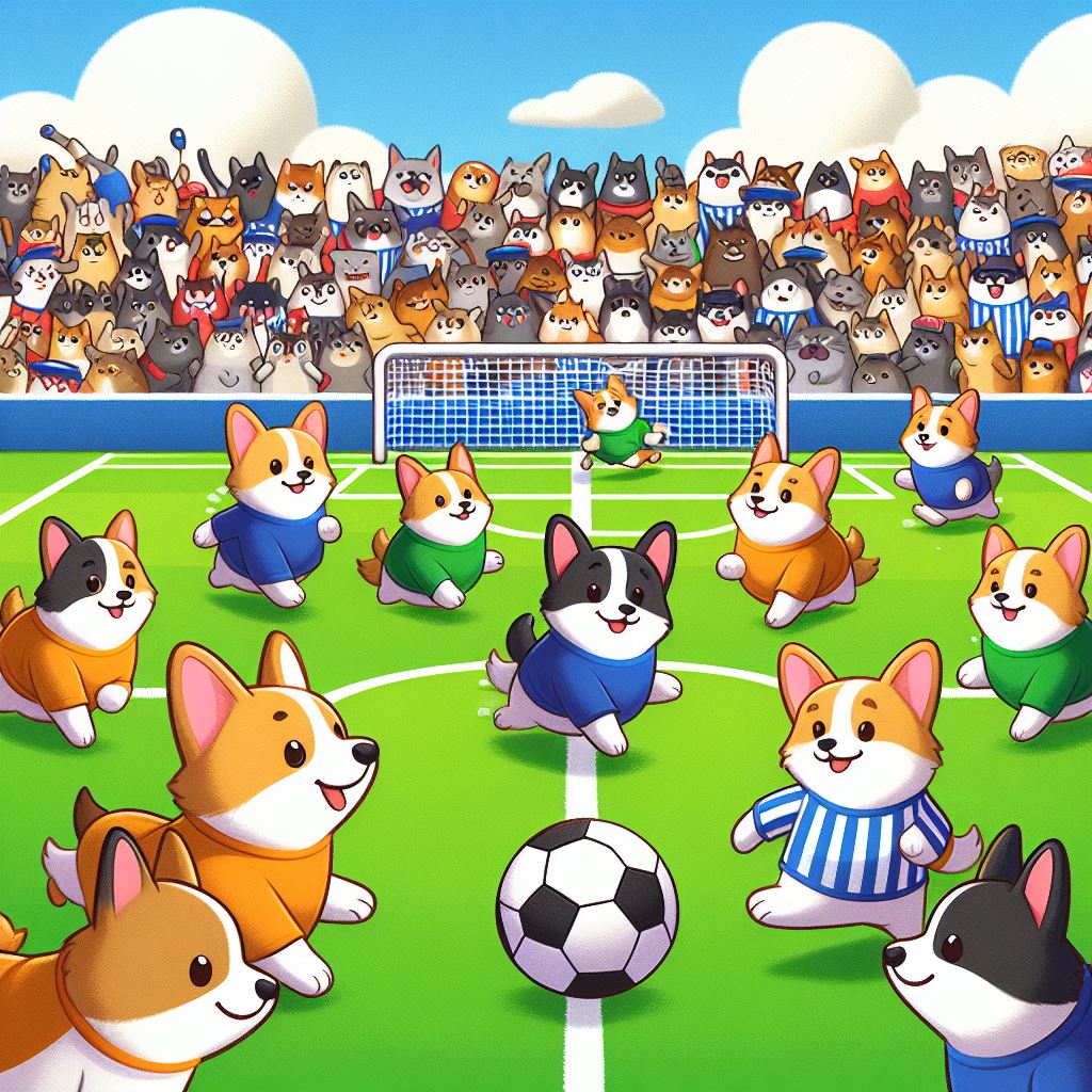 Soccer Corgis