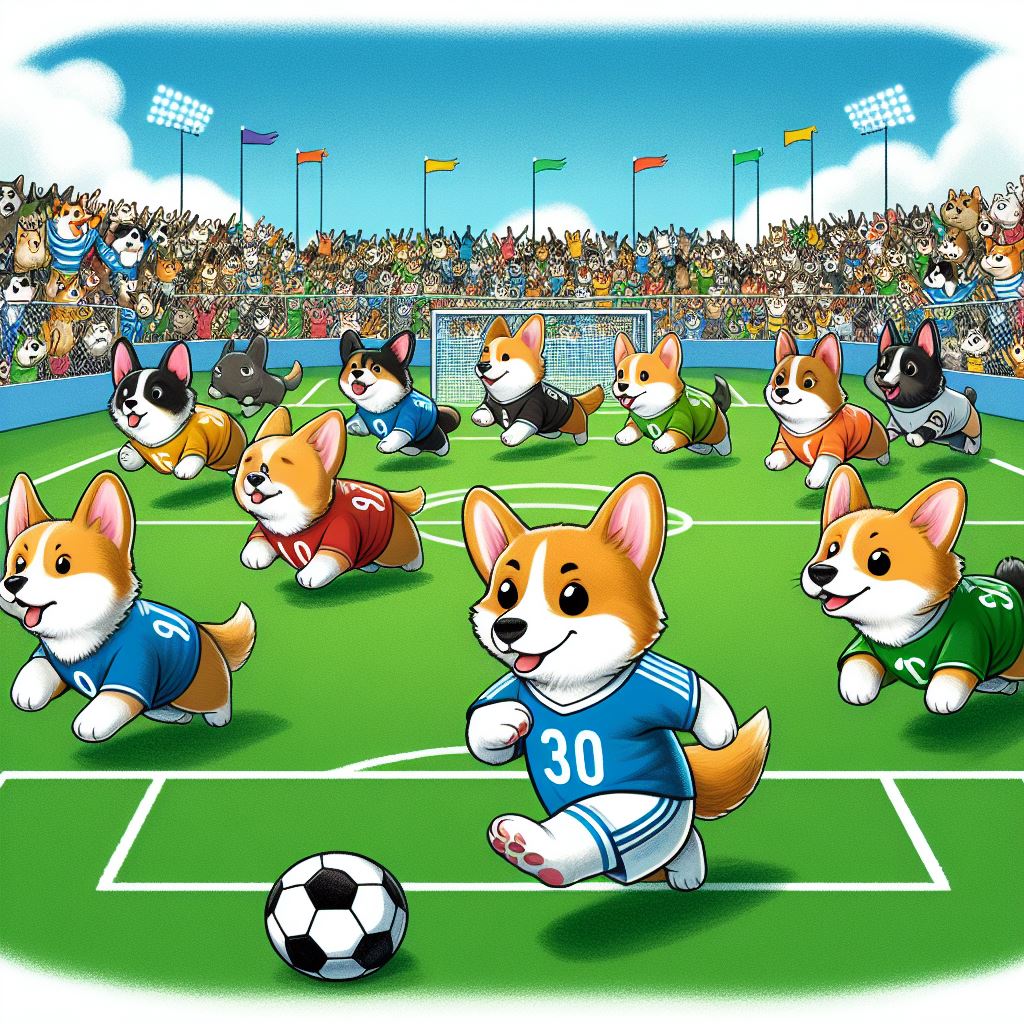 Soccer Corgis