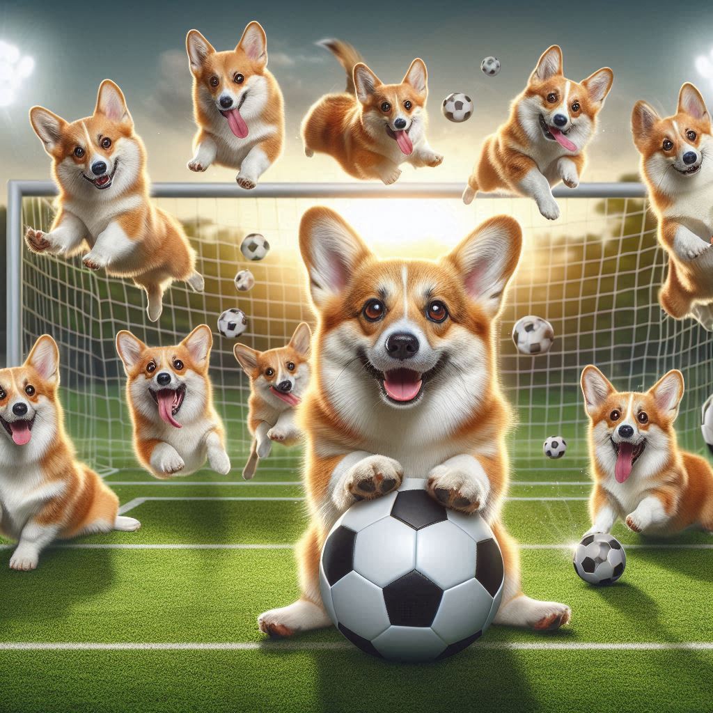 Soccer Corgis