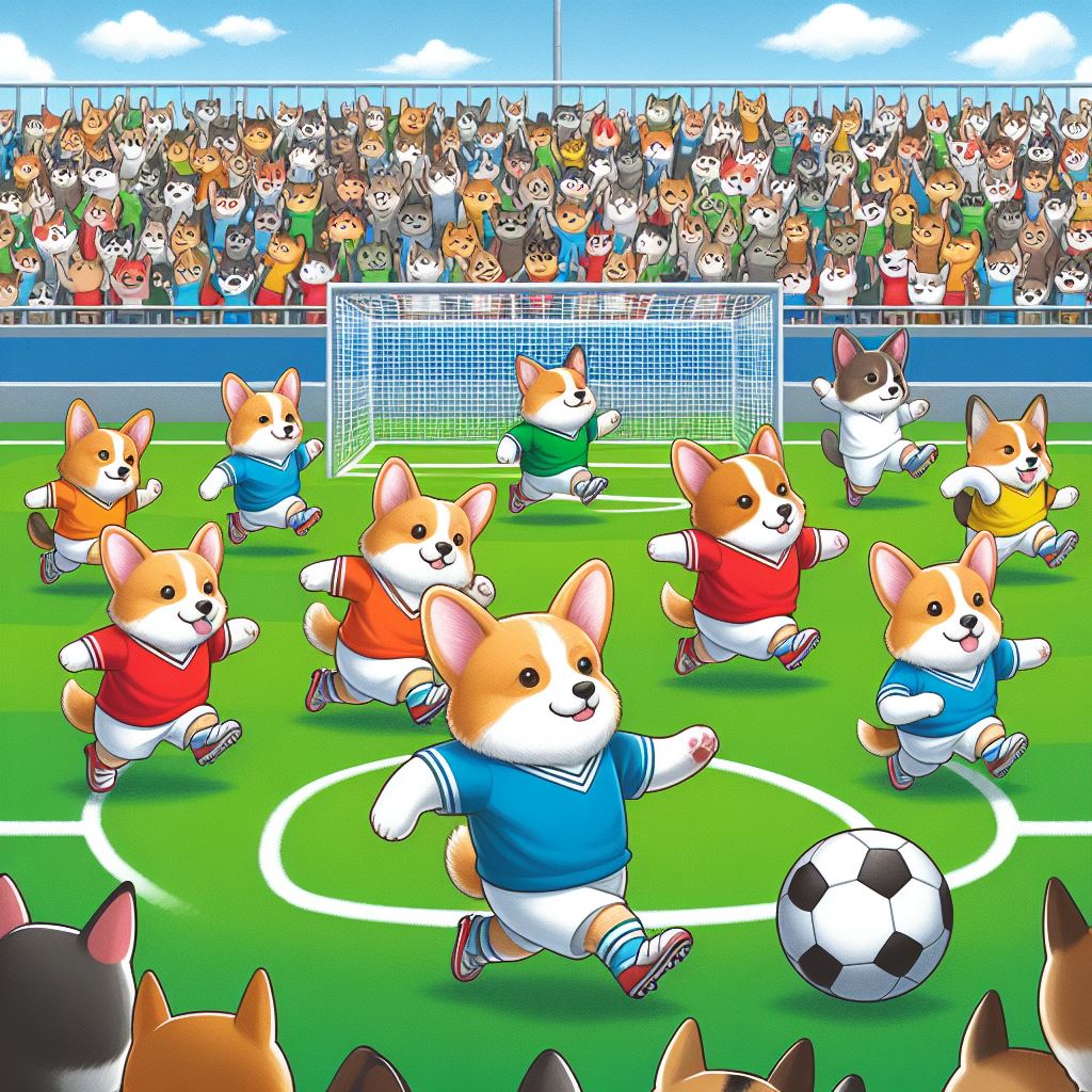 Soccer Corgis